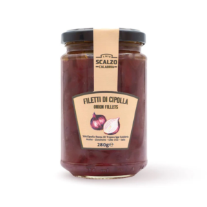 Filetti di Cipolla Rossa di Tropea Calabria IGP Scalzo Conserve