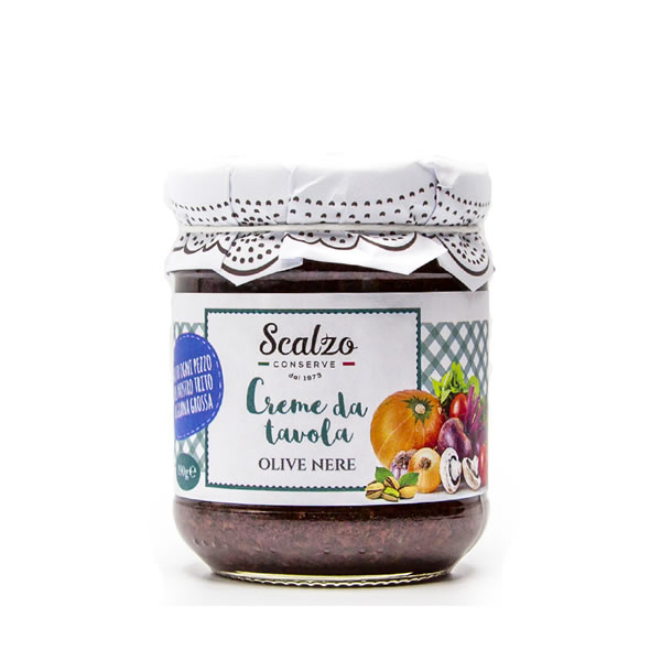 Crema di olive nere - Scalzo Conserve