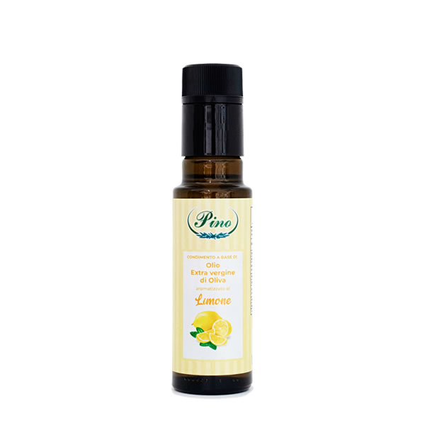 Condimento a base di Olio Extra Vergine di oliva aromatizzato al Limone - Oliovinicola PINO